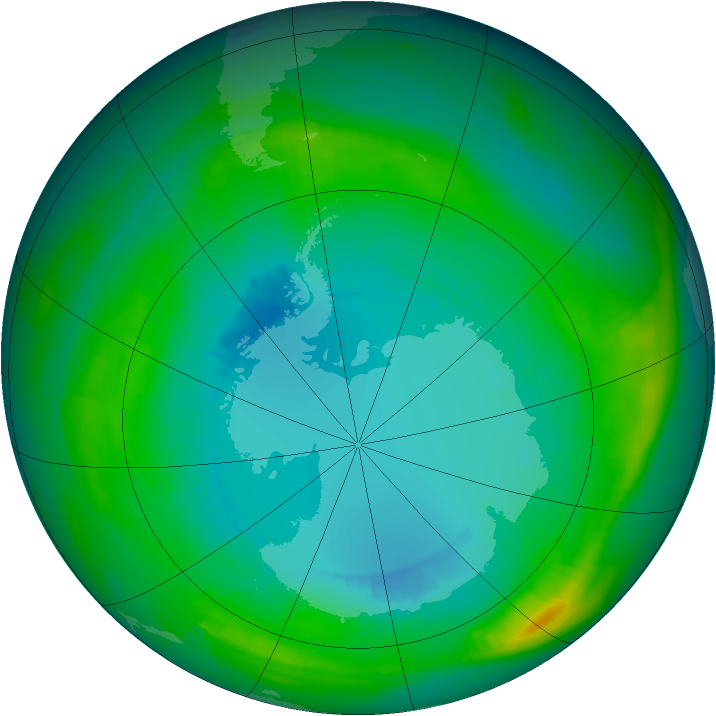 Ozone Map 1980-08-24